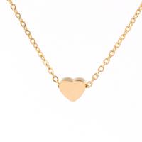 Stainless Steel Jewelry Necklace, 304 Stainless Steel, 18K gold plated, fashion jewelry & different styles for choice & for woman, golden, Length:Approx 17.72 Inch, Sold By PC