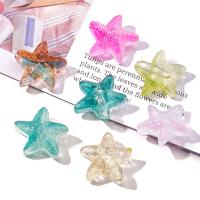 Lampwork Beads, Star, DIY, more colors for choice, 15mm, Hole:Approx 1.2mm, 50PCs/Bag, Sold By Bag
