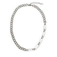 Acier titane collier, avec 2inch chaînes de rallonge, poli, bijoux de mode & unisexe, couleur originale, Longueur:Environ 16.9 pouce, Vendu par PC