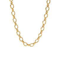 Нержавеющая сталь 304 Ожерелье и Браслет, 18K золотым напылением, ювелирные изделия моды & разные стили для выбора & Женский, продается PC