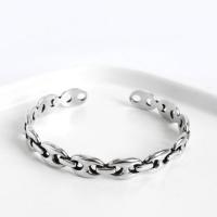 925 Sterling Silver Cuff Bangle fashion jewelry & for woman nickel lead & cadmium free 4.5-5CM Sold By PC