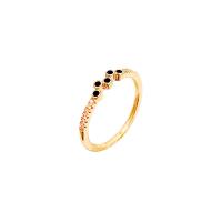 Cubic Zirconia Micro Pave Brass Ring, high quality plated & micro pave cubic zirconia & for woman, golden, nickel, lead & cadmium free, 18mm, Sold By PC