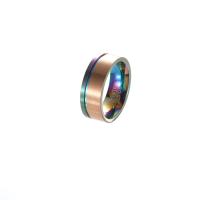 Пальцевидное Кольцо Титановой Стали, титан, Другое покрытие, ювелирные изделия моды & разный размер для выбора & Мужский, продается PC