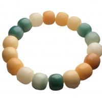 Bodhi Root Bracelet, folk style & Unisex, multi-colored, 11x12mm, Length:Approx 8.5 Inch, Sold By PC