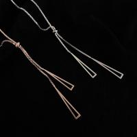 Zinc Alloy Sweater Chain Necklace fashion jewelry & for woman nickel lead & cadmium free Length Approx 60 cm Sold By PC