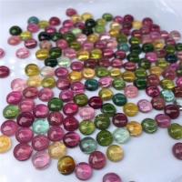 Gemstone Jewelry Beads, Tourmaline, DIY & no hole, 6mm, Sold By PC
