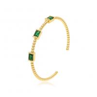Bracelets en laiton, Plaqué d'or, bijoux de mode & pour femme & avec zircone cubique, plus de couleurs à choisir, 6mm, Vendu par PC