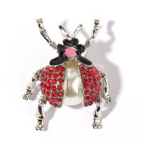 Zinc Alloy Brooches polished fashion jewelry & for woman & with rhinestone Approx 3.3mm Sold By PC