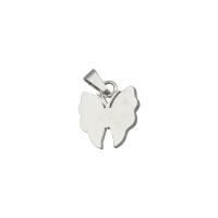 Stainless Steel Animal Pendants, 304 Stainless Steel, Butterfly, fashion jewelry & for woman, original color, 20x13x1.41mm, Hole:Approx 2.6mm, Sold By PC