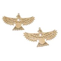 Brass Jewelry Pendants eagle polished Corrosion-Resistant & fashion jewelry & DIY original color nickel lead & cadmium free Sold By PC