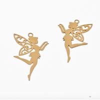 Brass Jewelry Pendants Spirit polished Corrosion-Resistant & fashion jewelry & DIY & hollow original color nickel lead & cadmium free Sold By PC