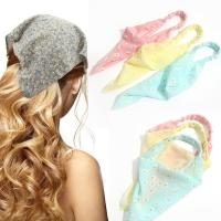 Headband Cloth Chrysamthemum three pieces & fashion jewelry & elastic Sold By Set