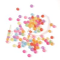 Transparent Acrylic Beads, DIY, mixed colors, 8.10x5.20mm, Hole:Approx 1.9mm, 100PCs/Bag, Sold By Bag