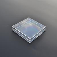 Polystyrene Storage Box, Square, dustproof, clear, 68x68x16mm, Sold By PC