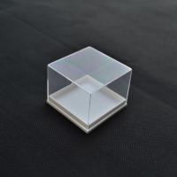 Polystyrene Storage Box, Square, dustproof, clear, 42x42x33mm, Sold By PC