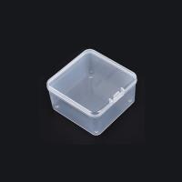 Polypropylen (PP) Storage Box, Square, Dammtät & genomskinlig & olika storlek för val, Säljs av PC