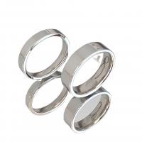 Partículas de acero anillo, unisexo & diverso tamaño para la opción & diferentes estilos para la opción, color original, tamaño:6-12, Vendido por UD