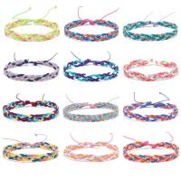 Wax Cord Bracelet, fashion jewelry & for woman, more colors for choice, 52-62mm, 8mm, Sold By PC