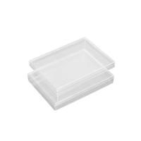 Polystyrene Storage Box, Rectangle, dustproof & different size for choice, clear, Sold By PC