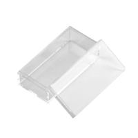 Polystyrene Storage Box Rectangle dustproof clear Sold By PC