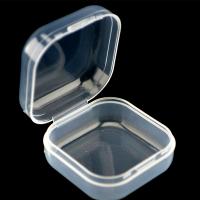 Polypropylene(PP) Storage Box, Square, dustproof, clear, 35x35x18mm, Sold By PC