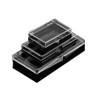 Polystyrene Storage Box, Rektangel, Dammtät & genomskinlig & olika storlek för val, Säljs av PC