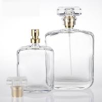 Glas Perfume Bottle, med Aluminiumlegering, forskellig størrelse for valg, klar, Solgt af PC