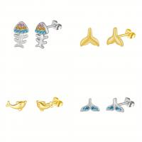 Edelstahl Ohrringe, 316 L Edelstahl, Modeschmuck & verschiedene Stile für Wahl & für Frau & mit Strass, keine, 10mm, verkauft von Paar