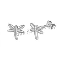 Stainless Steel Stud Earrings 316L Stainless Steel Vacuum Ion Plating fashion jewelry & for woman 10mm Sold By Pair