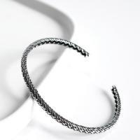 Sterling Sølv Armbånd, 925 Sterling Sølv, mode smykker & for kvinde, nikkel, bly & cadmium fri, Indvendig diameter:Ca. 60mm, Solgt af PC