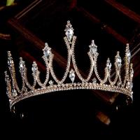 Bridal Tiaras, Tibetan Style, plated, fashion jewelry & for woman & with rhinestone, more colors for choice, nickel, lead & cadmium free, 300x140x70mm, Sold By PC