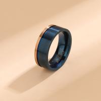 Пальцевидное Кольцо Титановой Стали, титан, ювелирные изделия моды & разный размер для выбора & Мужский, продается PC