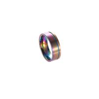 Пальцевидное Кольцо Титановой Стали, титан, Другое покрытие, ювелирные изделия моды & разный размер для выбора & Мужский, продается PC