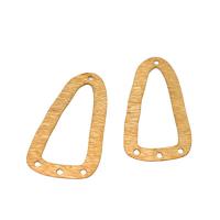 Brass Jewelry Connector, polished, Corrosion-Resistant & fashion jewelry & DIY & 1/3 loop, original color, 17.50x33mm, Sold By Bag