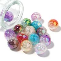 Čudo akril perle, Krug, možete DIY, više boja za izbor, 16mm, Rupa:Približno 2.5mm, 10računala/Torba, Prodano By Torba