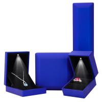Rubber Gift Box with Velveteen & Plastic dustproof & with LED light Sold By PC