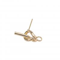 Brass Earring Drop Component 14K gold-filled fashion jewelry & DIY & for woman nickel lead & cadmium free Sold By Bag