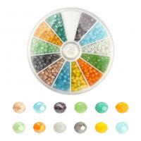 Fashion Glass Beads plated fashion jewelry & DIY mixed colors nickel lead & cadmium free 3mm Approx 0.8mm Sold By Box