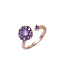 Brass δάχτυλο του δακτυλίου, Ορείχαλκος, επιχρυσωμένο, κοσμήματα μόδας & για τη γυναίκα & με στρας, νικέλιο, μόλυβδο και κάδμιο ελεύθεροι, Sold Με PC