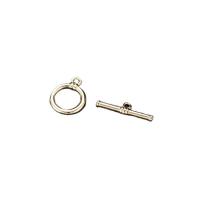 Brass Toggle Clasp gold color plated 2 pieces & DIY nickel lead & cadmium free  Sold By Set