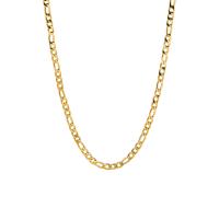Acier inoxydable 304 collier, avec 2inch chaînes de rallonge, Plaqué d'or, bijoux de mode & styles différents pour le choix & pour femme, Longueur:Environ 15.7-17.7 pouce, Vendu par PC