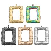 Stainless Steel Pendants, 304 Stainless Steel, Vacuum Ion Plating, Unisex & hollow, more colors for choice, 24x16mm, Sold By PC