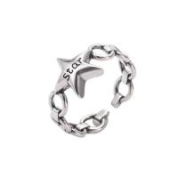 Tibetan Style Finger Ring, fashion jewelry & for woman, silver color, nickel, lead & cadmium free, Sold By PC