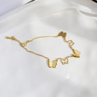 Bracelet d'acier titane, avec 3cm chaînes de rallonge, Plaqué or 18K, bijoux de mode & pour femme, doré, Longueur:Environ 14 cm, Vendu par PC