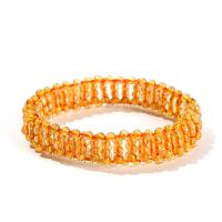Bijoux bracelets de mode, quartz rutile, Rond, bijoux de mode & pour femme, doré, 12mm, Longueur:Environ 19 cm, Vendu par PC