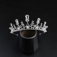 Bridal Tiaras, Tibetan Style, with Crystal, plated, fashion jewelry & for woman & with rhinestone, more colors for choice, nickel, lead & cadmium free, Inner Diameter:Approx 150mm, Length:37 cm, Sold By PC