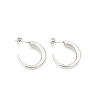 Stainless Steel Stud Earrings 304 Stainless Steel fashion jewelry & for woman original color Sold By Bag
