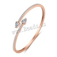 Cubic Zirconia Micro Pave Brass Bracelet plated micro pave cubic zirconia & for woman nickel lead & cadmium free Inner Approx 58mm Sold By PC