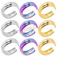Stainless Steel Finger Ring 304 Stainless Steel Vacuum Ion Plating fashion jewelry & Unisex & adjustable US Ring Sold By PC