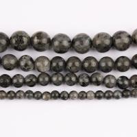 Perles en labradorite, Rond, poli, DIY & normes différentes pour le choix, Vendu par Environ 37 cm brin